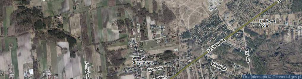 Zdjęcie satelitarne Srebrzyńska ul.